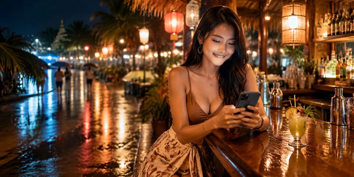 Cảnh sòng bài di động tại Phú Quốc vào ban đêm